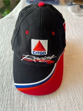 Citgo Racing and Jeff Burton 99 Team Caliber Baseball Cap One Size Red unisex
